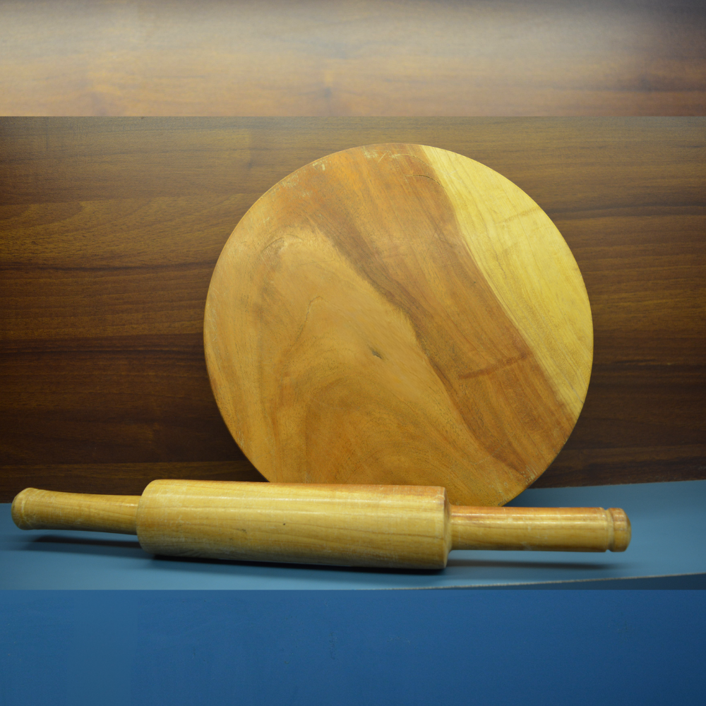 RasoiShop Wooden Punjabi Belan (No. 3) - 2