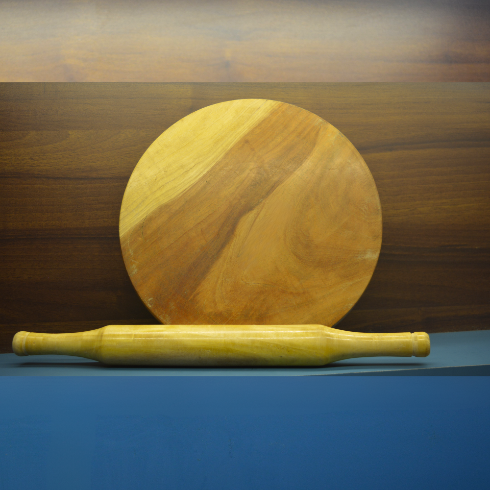 RasoiShop Wooden Belan - Ghati (No. 2) - 2