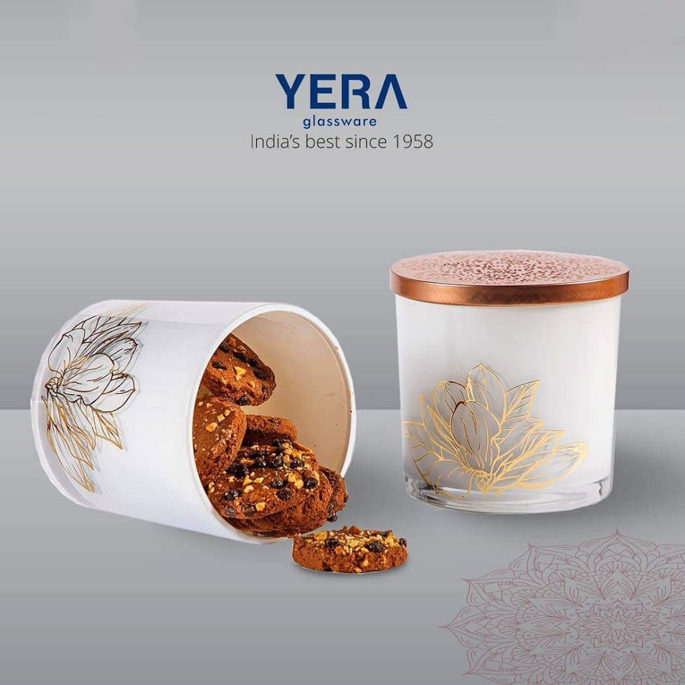 Yera Florida 820 ML Big Boy Glass Storage Jar with Lid - PSR08100640 - 6