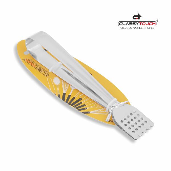 Classy Touch Kitchen Tongs Stainless Steel -29 Cm