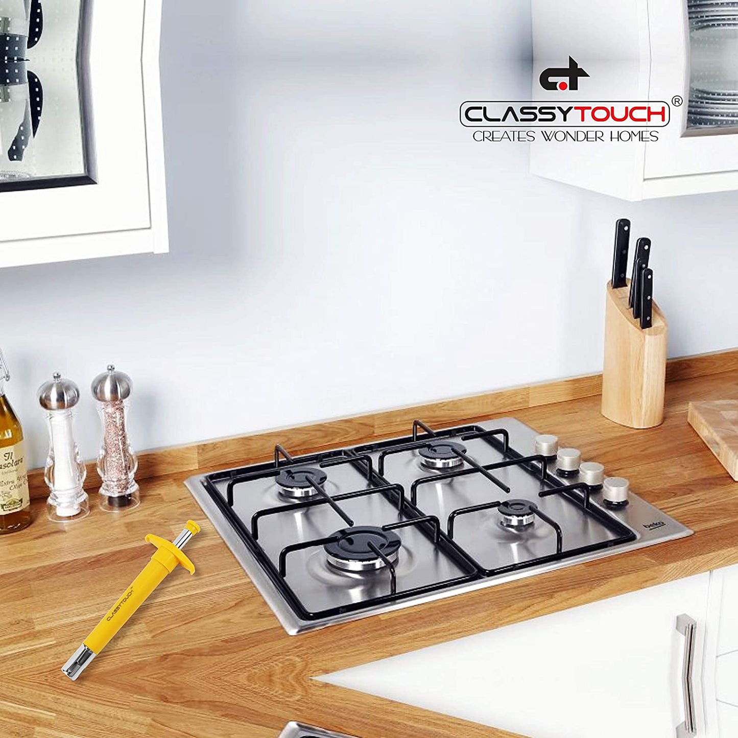 उत्तम दर्जे का टच एबीएस प्लास्टिक गैस लाइटर