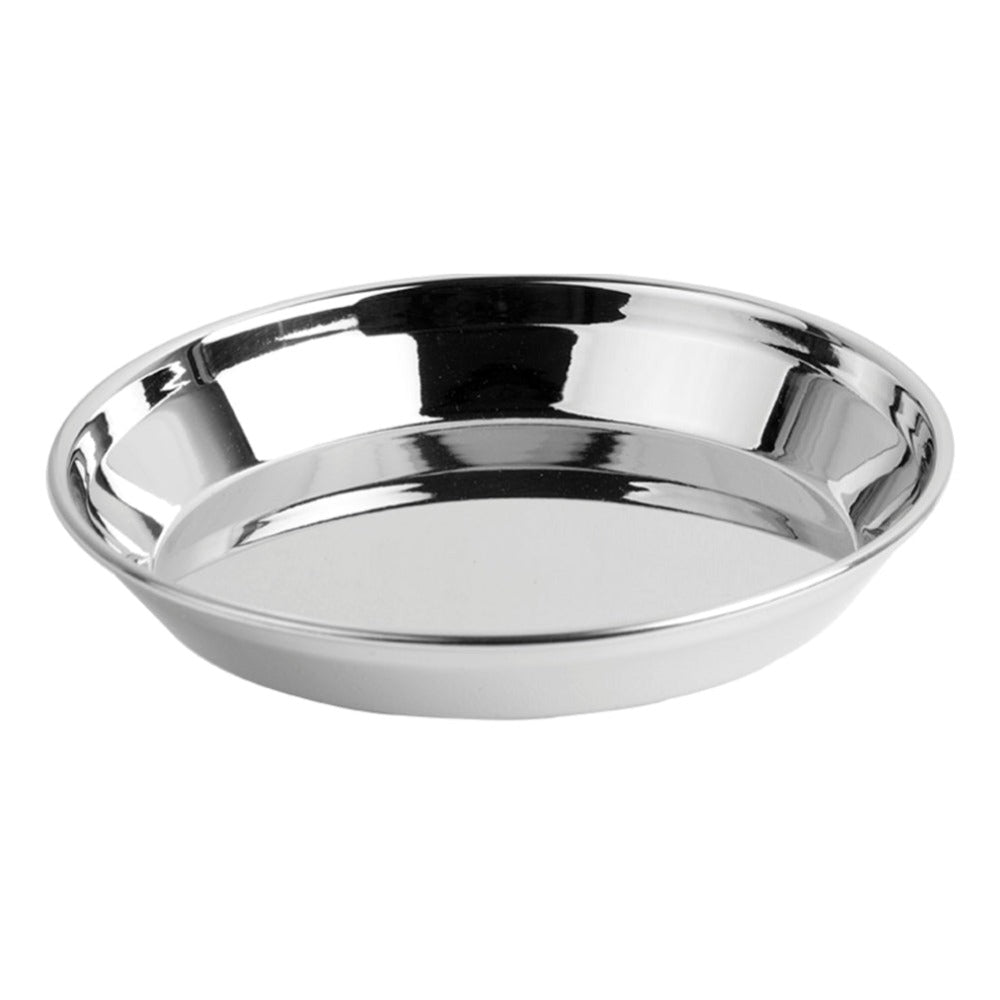 Bengani Stainless Steel Kanchan Bogi 22 Gauge Halwa Plate - 6.5 Inch - 4