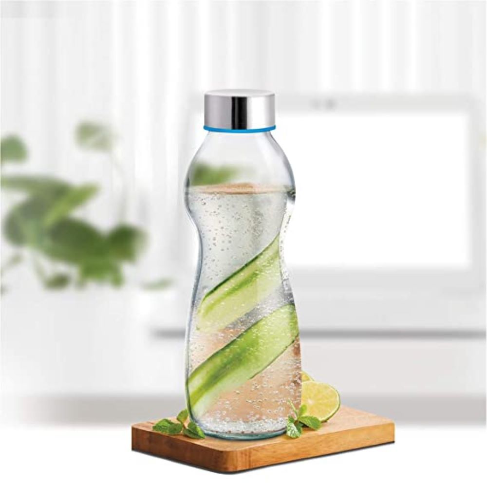 Treo Borosilicate Eazy Grip 500 ML Glass Bottle-3
