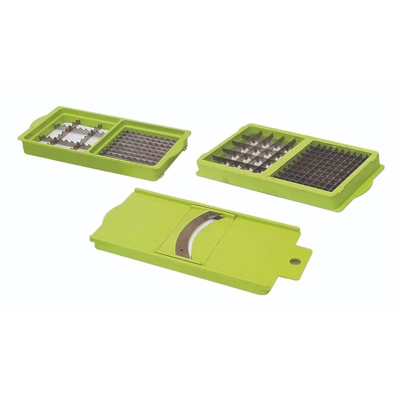 Nicer Dicer Plastic Manual 13 In 1 Vegetable and Fruit Chopper with Stainless Steel Blades - 8