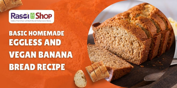 Basic Homemade: Eggless and Vegan Banana Bread Recipe