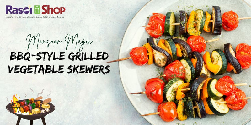 Monsoon Magic: BBQ-Style Grilled Vegetable Skewers Recipe
