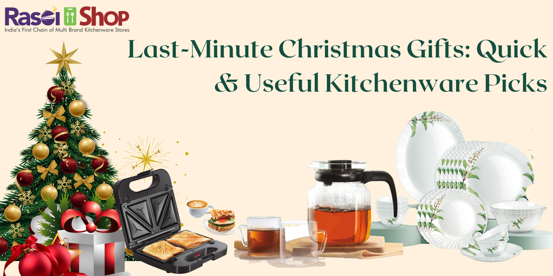 Last-Minute Christmas Gifts: Quick & Useful Kitchenware Picks