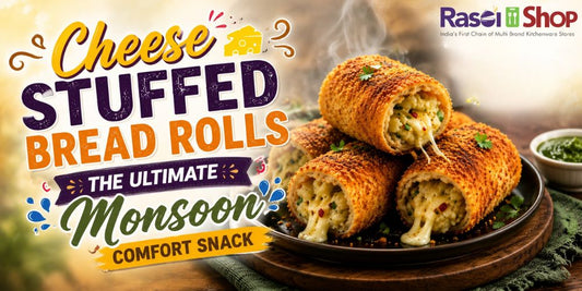 🧀 Cheese Stuffed Bread Rolls: The Ultimate Monsoon Comfort Snack