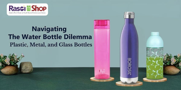 Navigating the Water Bottle Dilemma: Comparing Glass, Metal, and Plastic Options