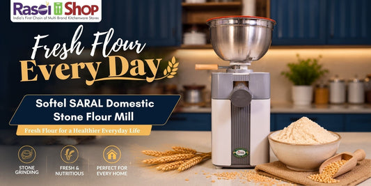 Bring Freshness Everyday home with Softel SARAL Model Domestic Stone Flour Mill