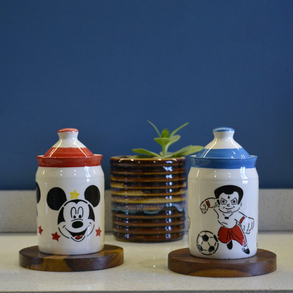 Rasoishop Cartoon Shape Ceramic Jar - 2