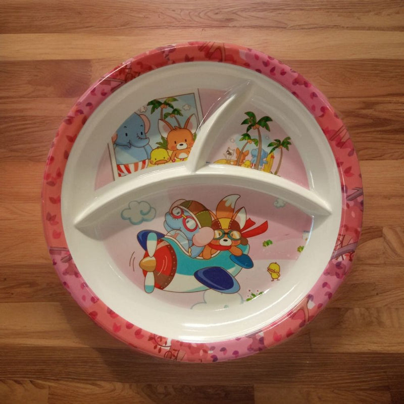 Recon Melamine 3 in 1 Kids Partition Plate - 2