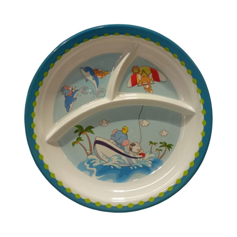 Recon Melamine 3 in 1 Kids Partition Plate - 3
