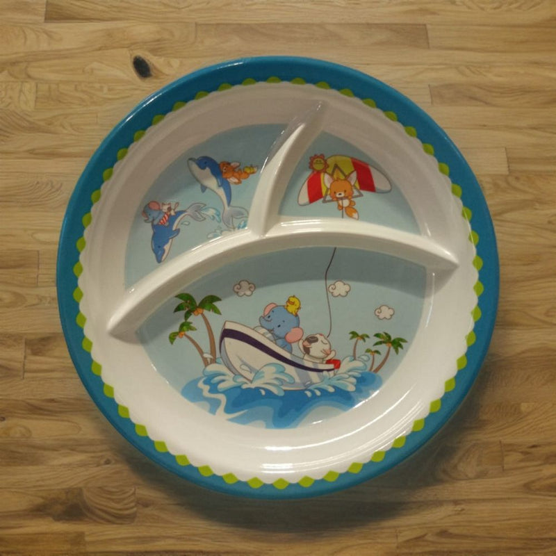 Recon Melamine 3 in 1 Kids Partition Plate - 4