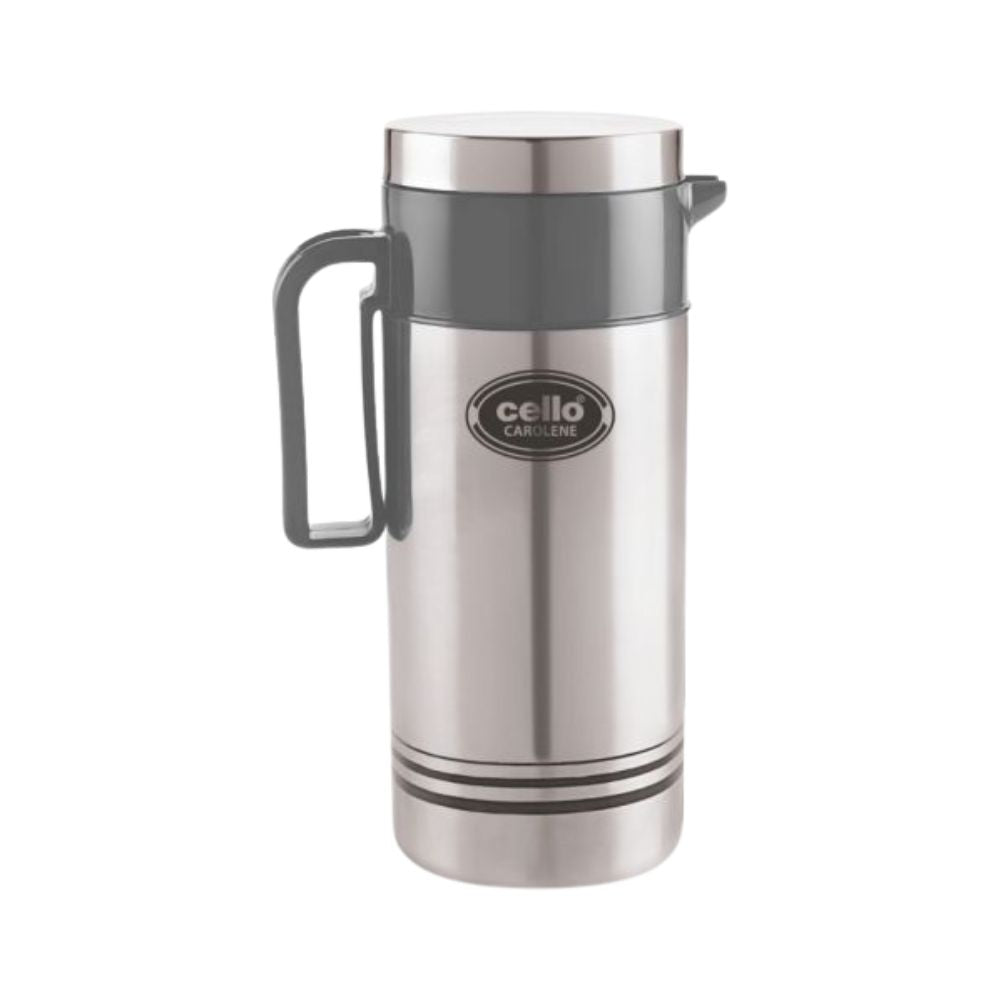 Cello Carolene Tuff Steel Insulated Jug | Silver | 1 Pc