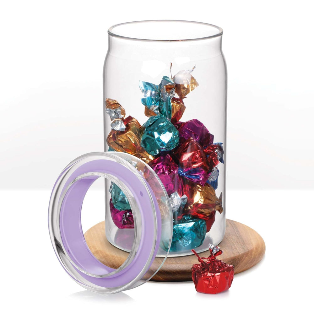 Treo Borosilicate Glass Alin Jar with Glass Lid - 12