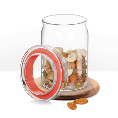 Treo Borosilicate Glass Alin Jar with Glass Lid - 7