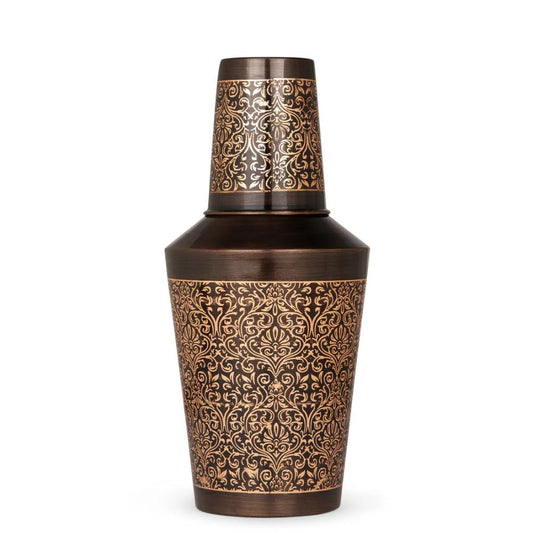 LaCoppera Copper Luna 1000 ML Rustic Carafe with Tumbler | 1 Pc