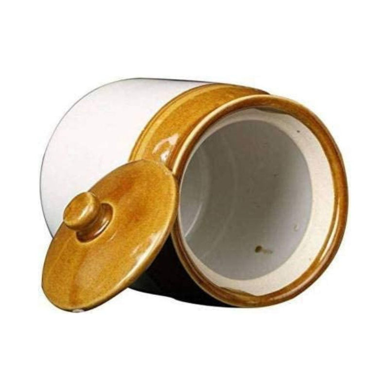 RasoiShop Ceramic 1 Kg Pickle/Aachar Jar with Lid - 4