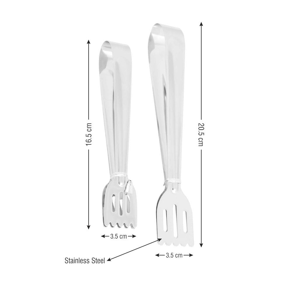 Classy Touch Stainless Steel Kitchen Tong - CT257 - 3
