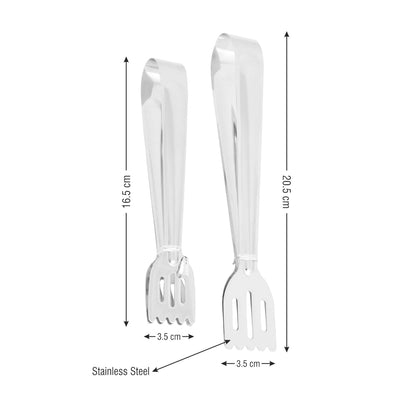 Classy Touch Stainless Steel Kitchen Tong - CT257 - 3