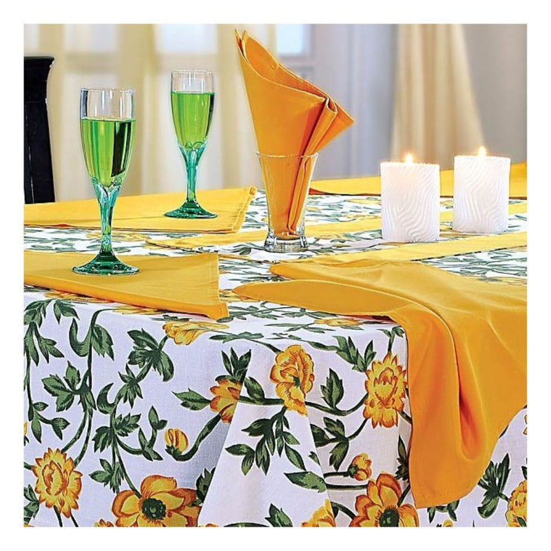 Swayam Floral Printed Rectangular Table Cover - 3701 - 3