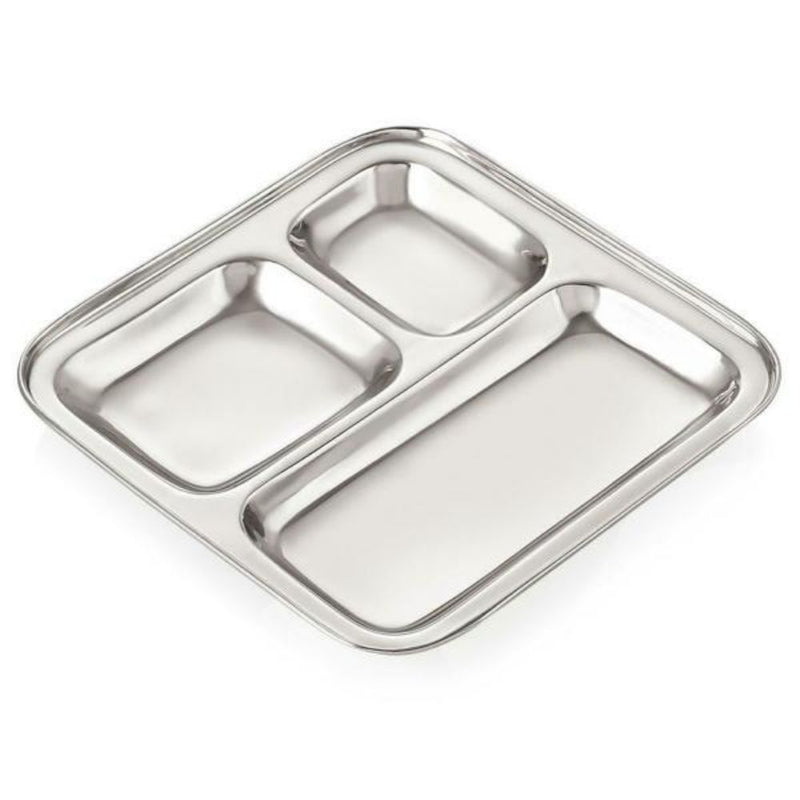 Softel Stainless Steel 3 in 1 Partition Plate - 1