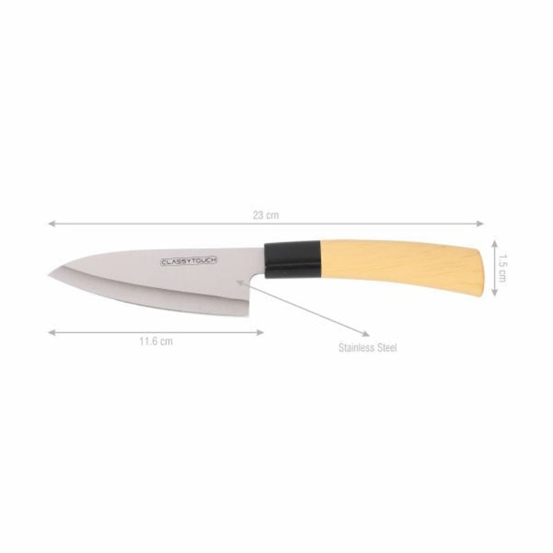 Classy Touch Stainless Steel Chef Knife - CT210A - 4