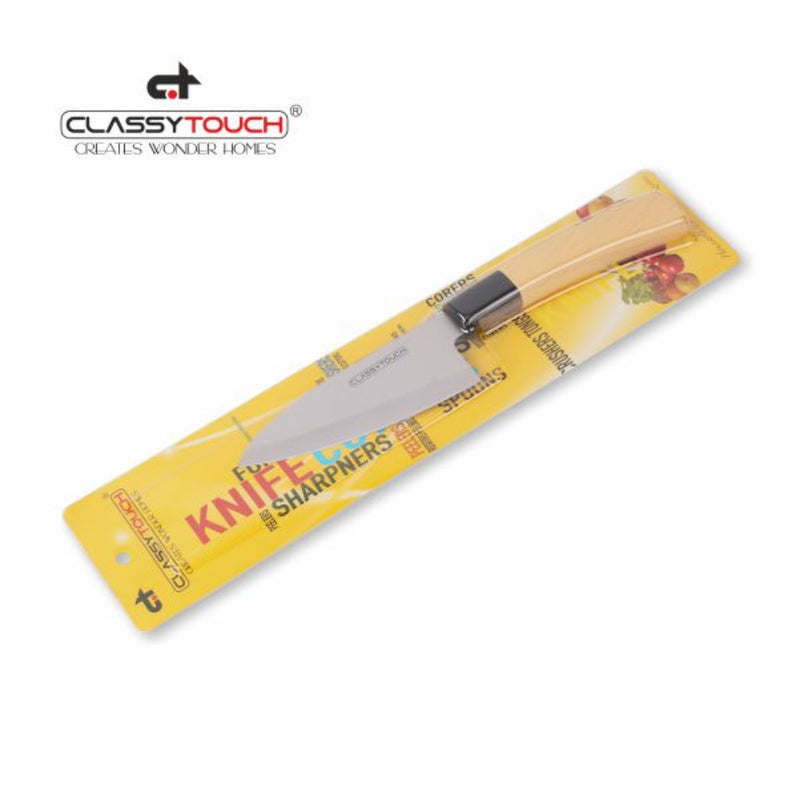 Classy Touch Stainless Steel Chef Knife - CT210A - 6