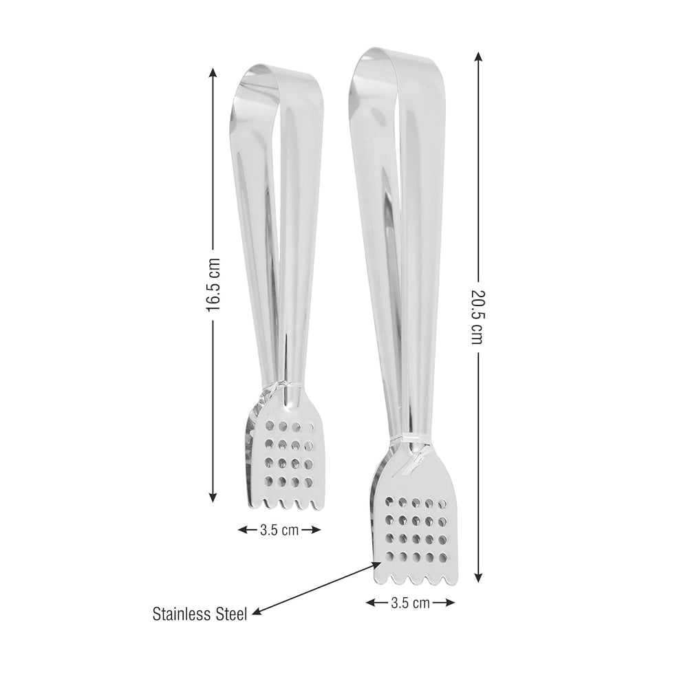 Classy Touch Stainless Steel Kitchen Tong - 4