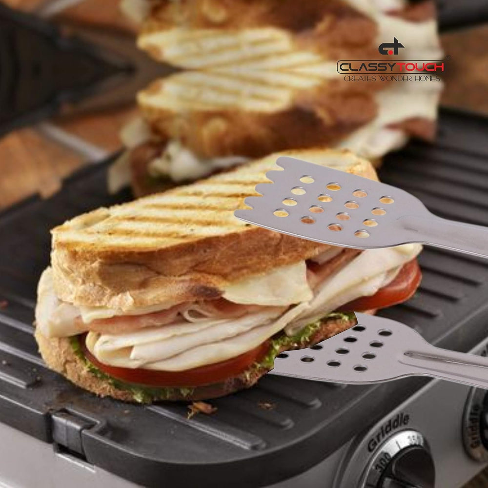 Classy Touch Stainless Steel Kitchen Tong - 2