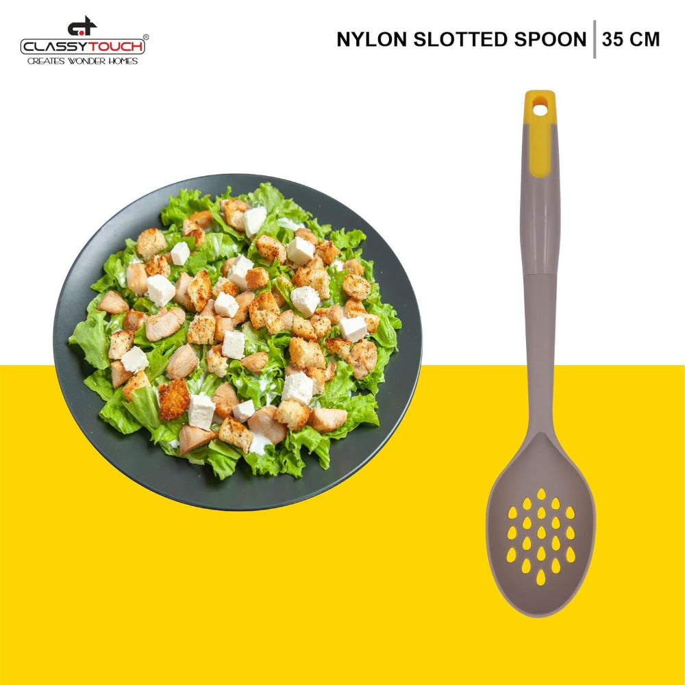 Classy Touch Nylon Slotted Serving Spoon - CT502 - 4