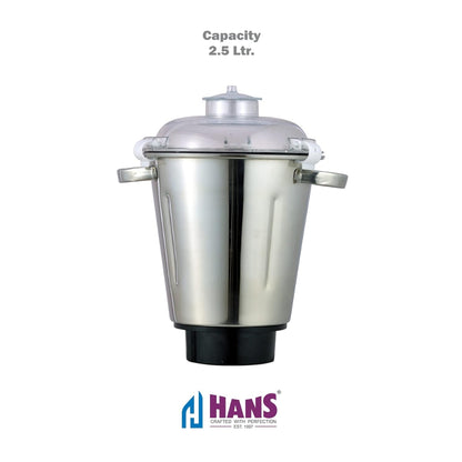 HANS Dominar 1400 Watts Mixer Grinder with 2 Jars - 2