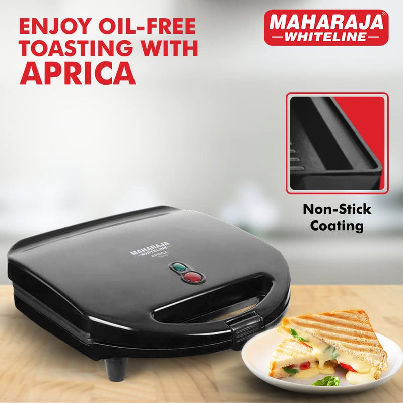 Maharaja Whiteline Aprica Grill 750 Watts Sandwich Maker - 7