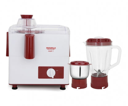 Maharaja Mark 450 Watts Juicer Mixer Grinder with Jars Red