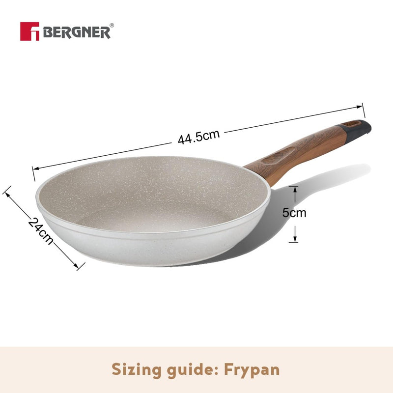 Bergner Naturally Marble Non Stick Frypan - 2