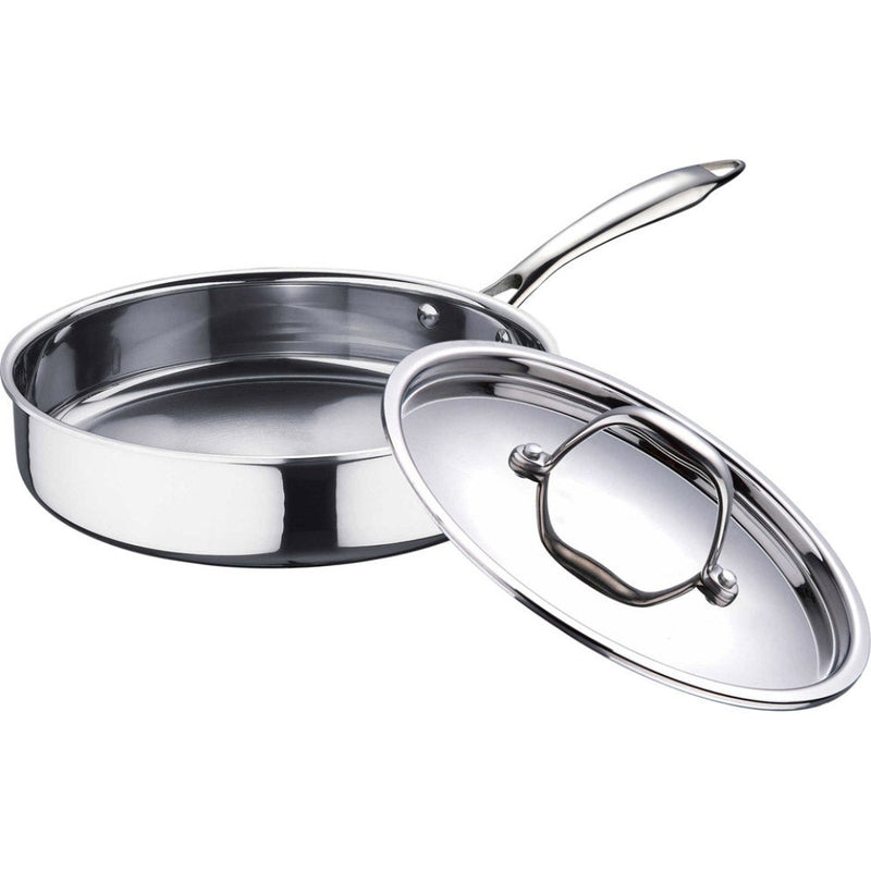 Bergner Argent Tri-Ply Sautepan with Stainless Steel Lid - 2