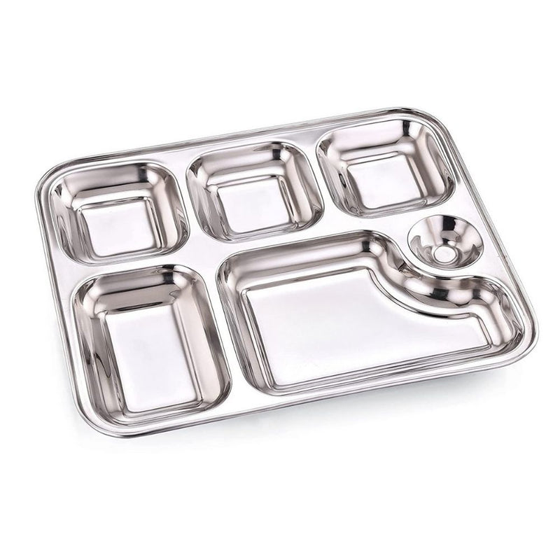 Softel Stainless Steel 5 in 1 Partition Plate - 1