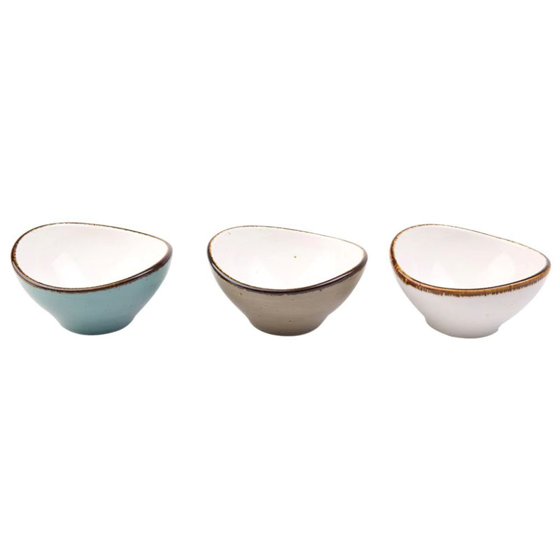 Rena Amalfi Porcelain Curve Shape Seving Bowls - 3