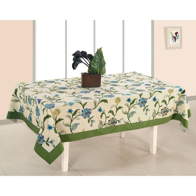 Swayam Floral Printed Rectangular Table Cover - 8108 - 2