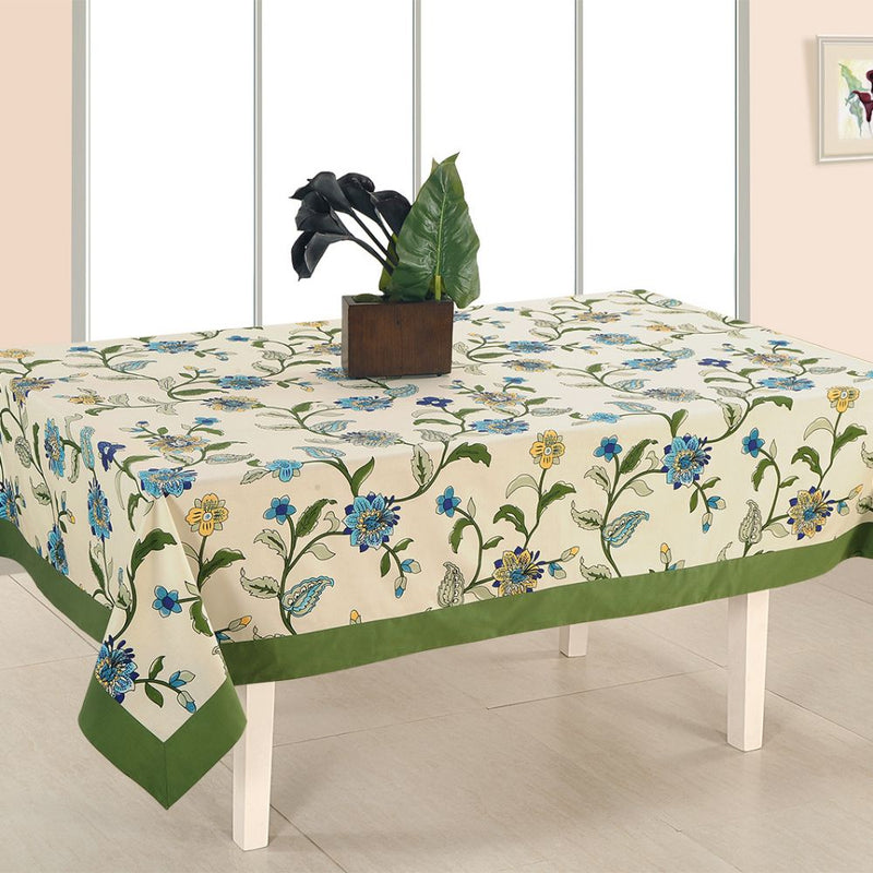 Swayam Floral Printed Rectangular Table Cover - 8108 - 1