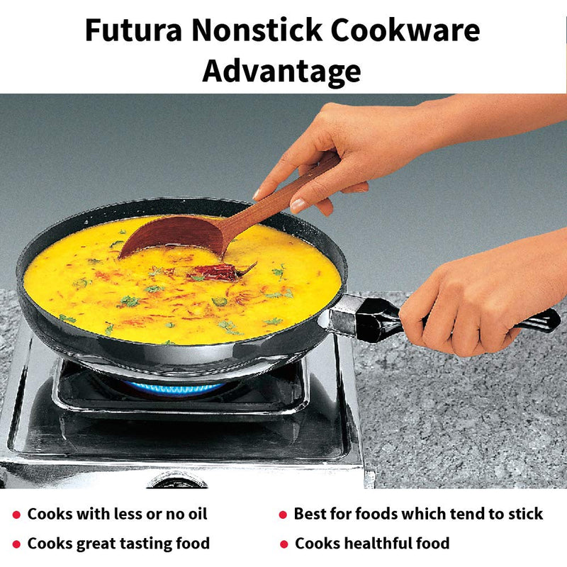 Hawkins Futura Nonstick 26 cm Rounded Sides Frying Pan - 4