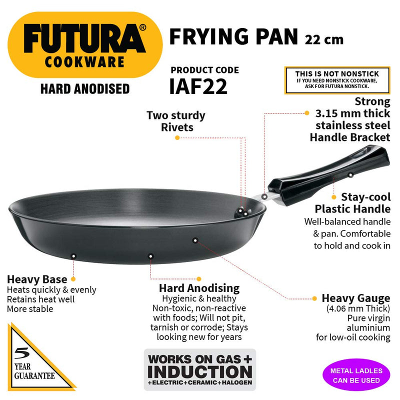 Hawkins Futura Hard Anodised Fry Pan - 2
