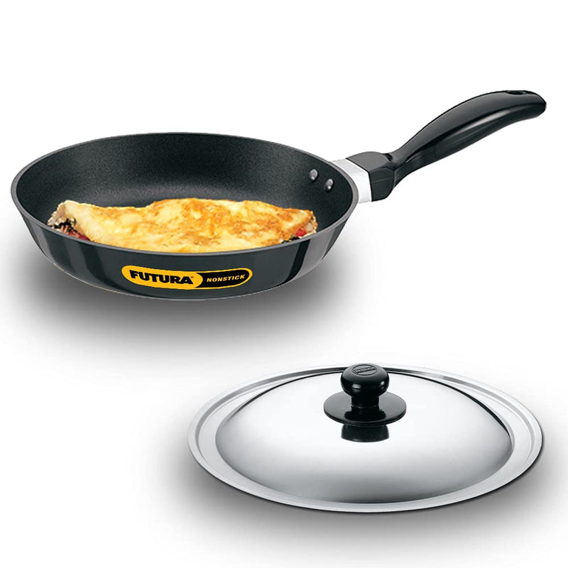 Hawkins Futura Non Stick Fry Pan with Stainless Steel Lid - 1