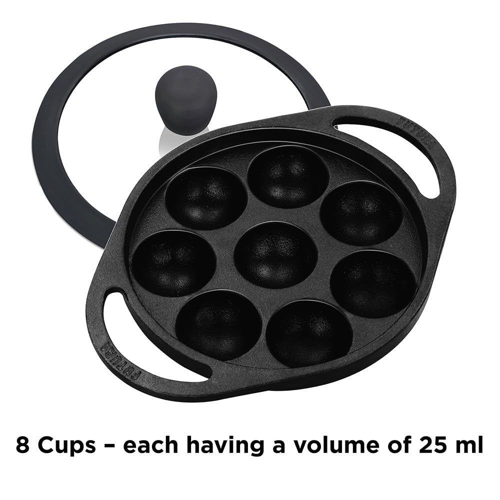 Hawkins Futura Die Cast Non Stick 16 cm Appe Pan with Glass Lid - 2