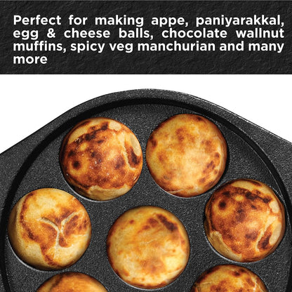 Hawkins Futura Die Cast Non Stick 16 cm Appe Pan with Glass Lid - 6