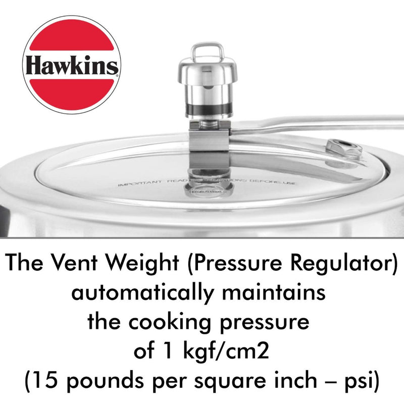 Hawkins Brass Standard H10-20 Vent Weight/Pressure Regulator For All Hawkins Pressure Cookers From 1.5 Litre To 12 Litre - 4