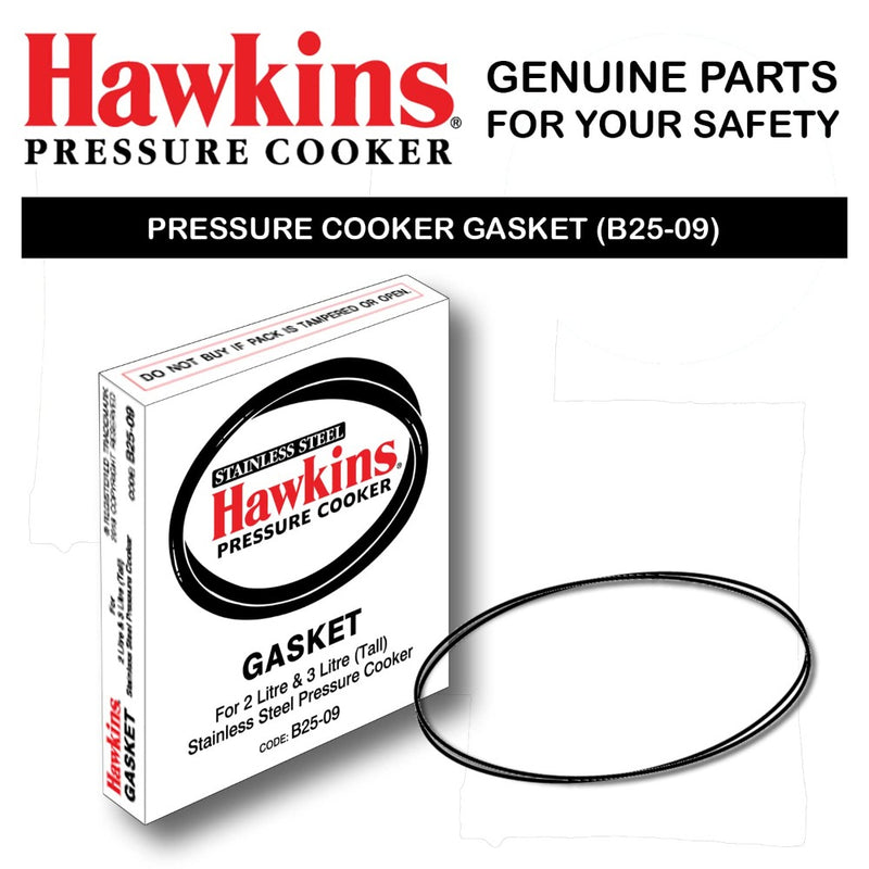 Hawkins Gasket For Stainless Steel 2 Litre and 3 Litre Tall Pressure Cooker - B25-09 - 2