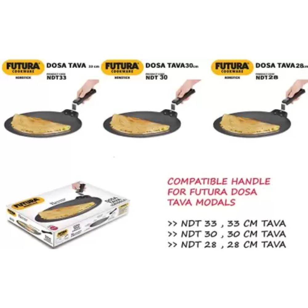 Cast Iron Futura Non Stick Dosa Tawa 33cm Hawkins Futura Cast Iron
