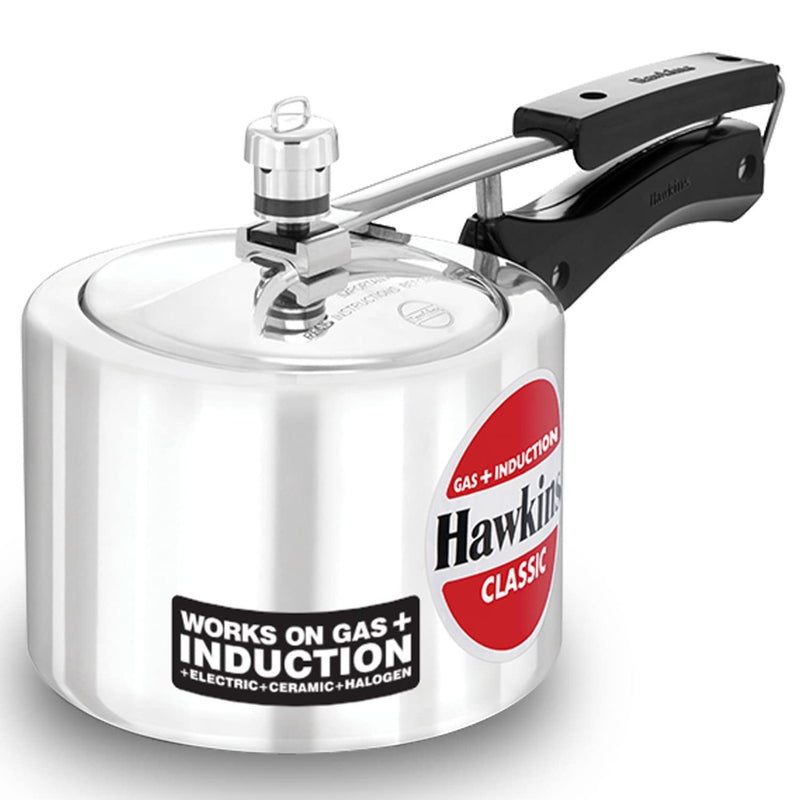 Hawkins Aluminium Classic Pressure Cooker with Mirror Polished - 7